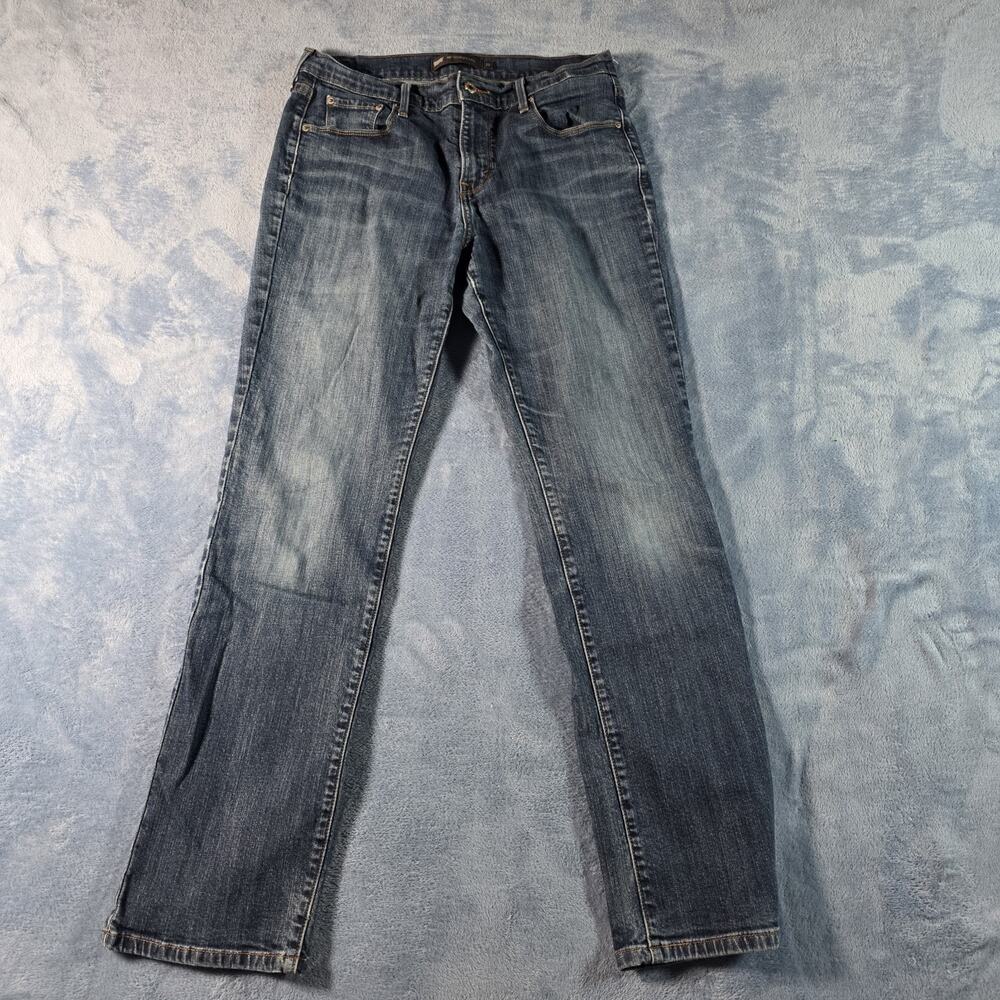 Levi’s 505 Straight Leg Jeans Women’s Size 10 Medium Wash Blue Stretch Denim